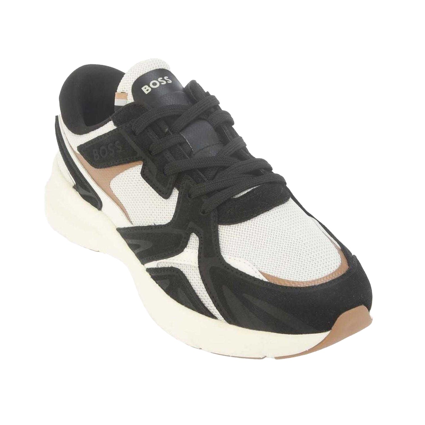 Charcoal - Lifestyle - Boss Mens Owen Nylon Running Trainers