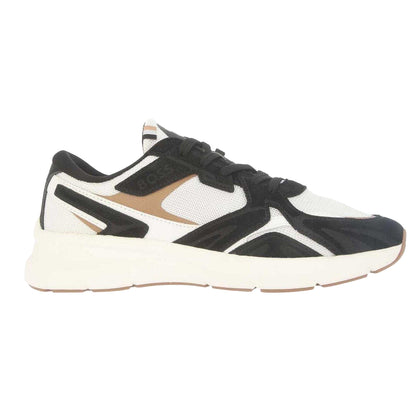 Charcoal - Front - Boss Mens Owen Nylon Running Trainers