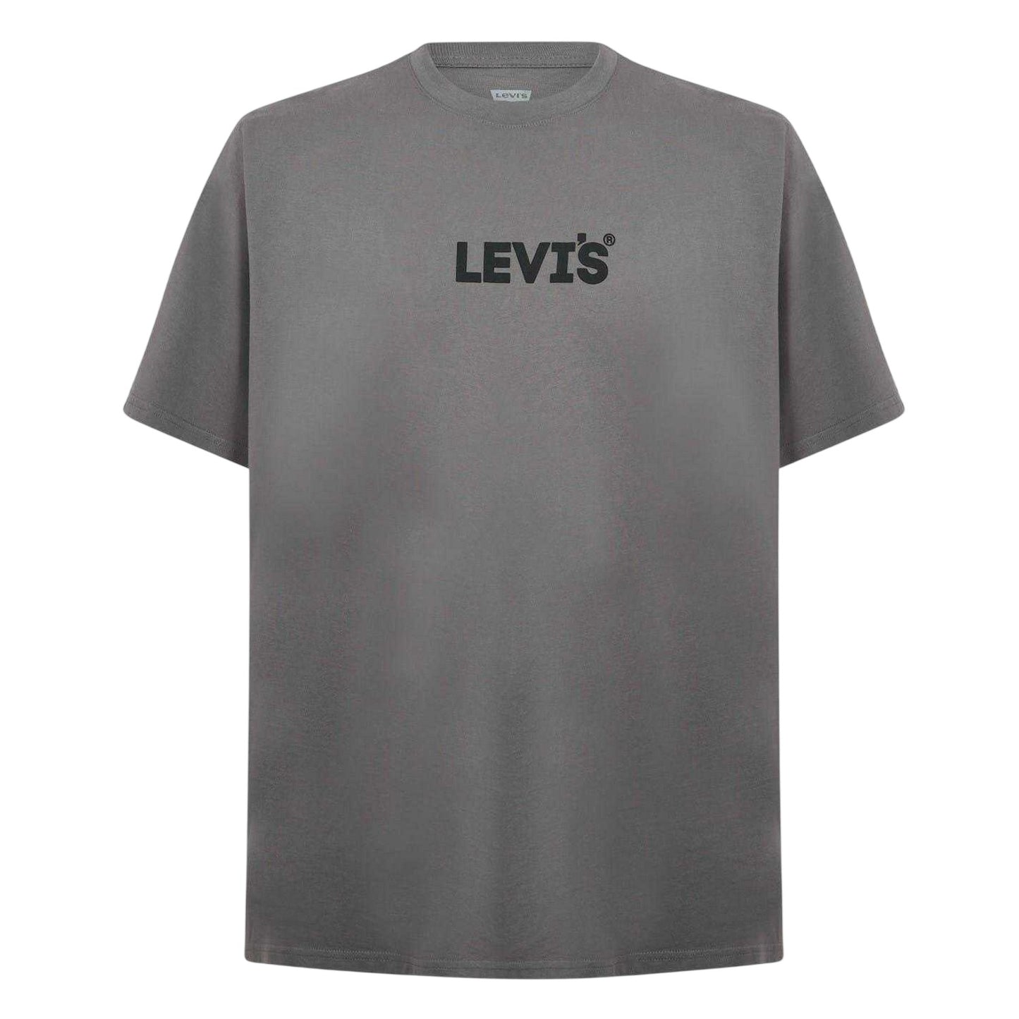 Gargoyle Grey - Front - Levis Mens Logo Cotton T-Shirt