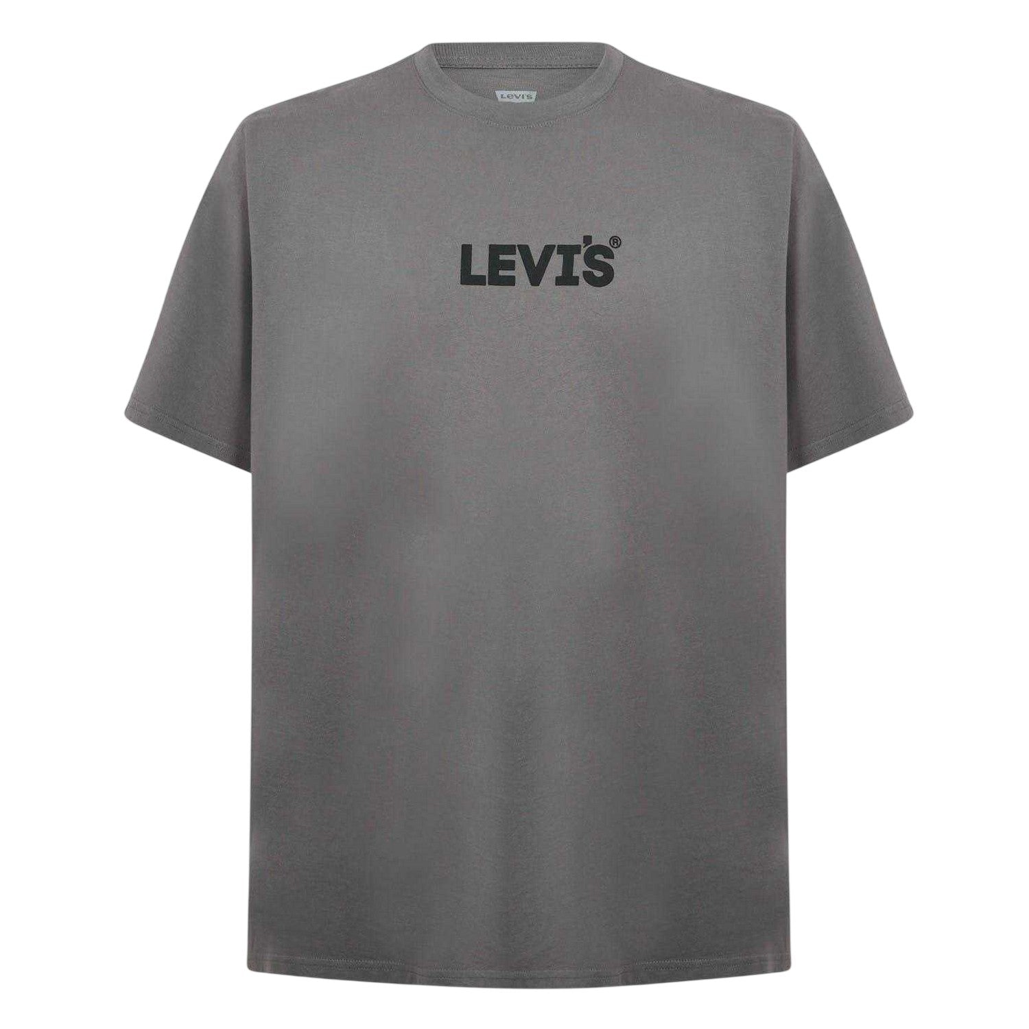 Gargoyle Grey - Front - Levis Mens Logo Cotton T-Shirt
