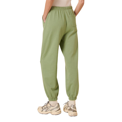 Green - Back - Nobody´s Child Womens-Ladies Cotton Blend Slim Joggers