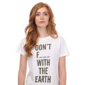 White - Side - Armani Womens-Ladies Regular T-Shirt