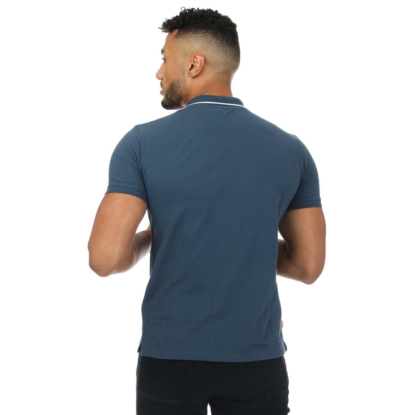 Denim - Back - Timberland Mens Millers River Polo Shirt