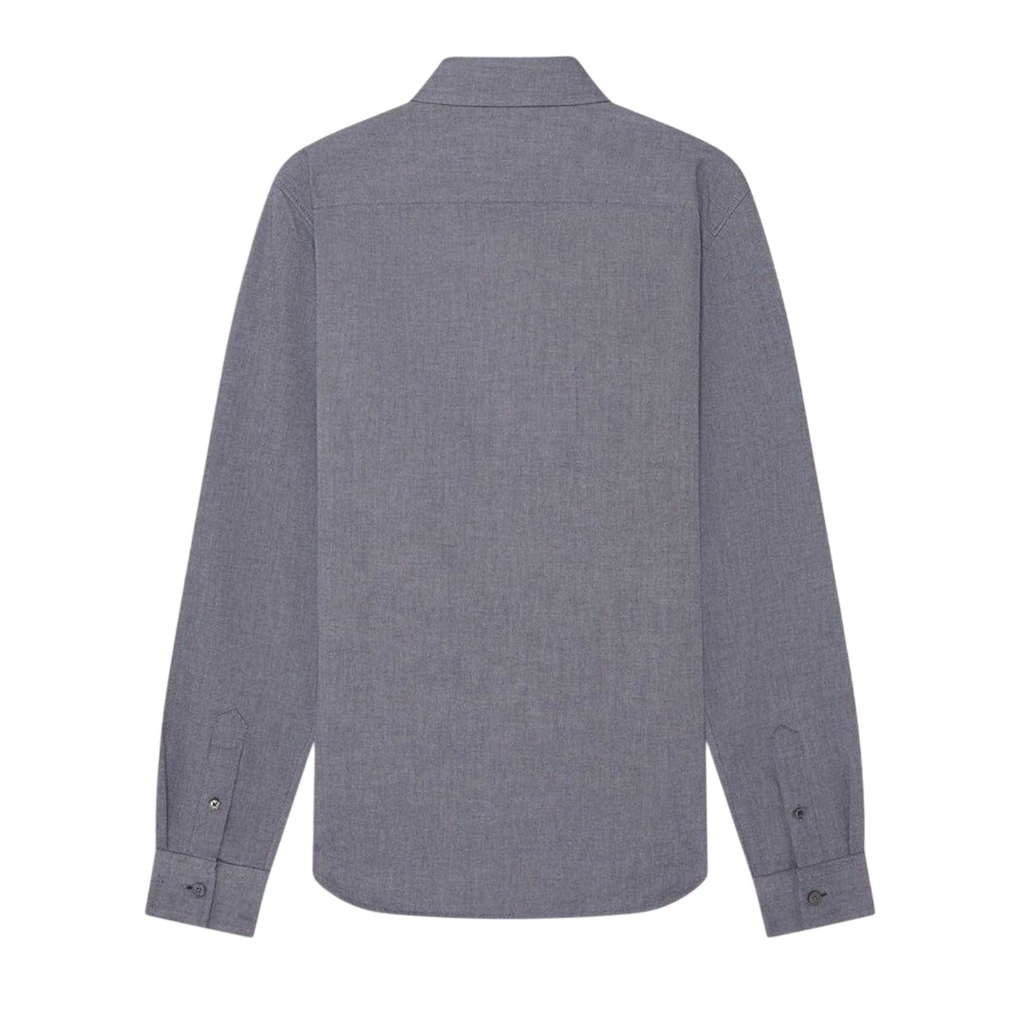 Navy - Back - Ted Baker Mens Oxford Regular Long-Sleeved Button-Down Shirt