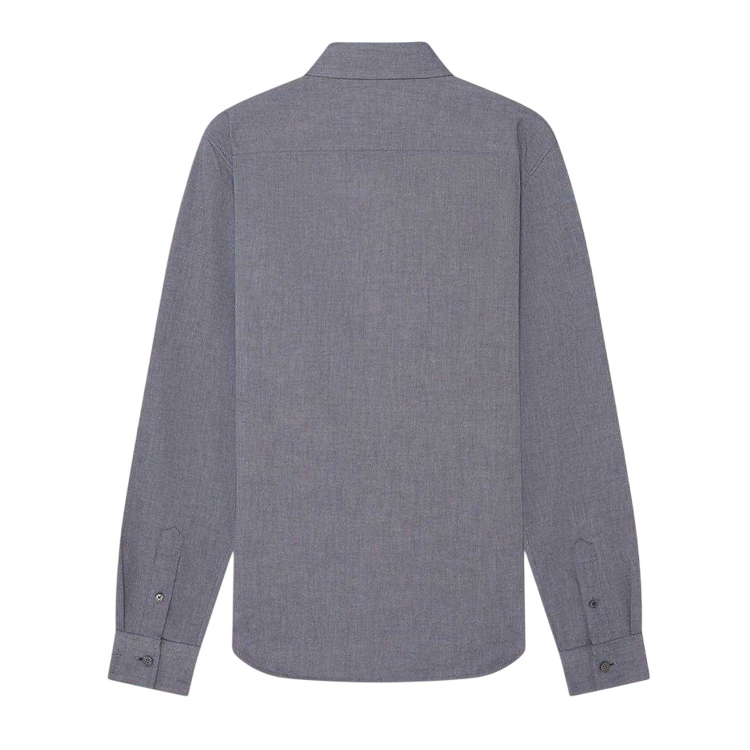 Navy - Back - Ted Baker Mens Oxford Regular Long-Sleeved Button-Down Shirt