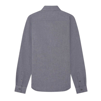 Navy - Back - Ted Baker Mens Oxford Regular Long-Sleeved Button-Down Shirt