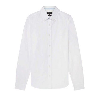 White - Front - Ted Baker Mens Oxford Regular Long-Sleeved Button-Down Shirt