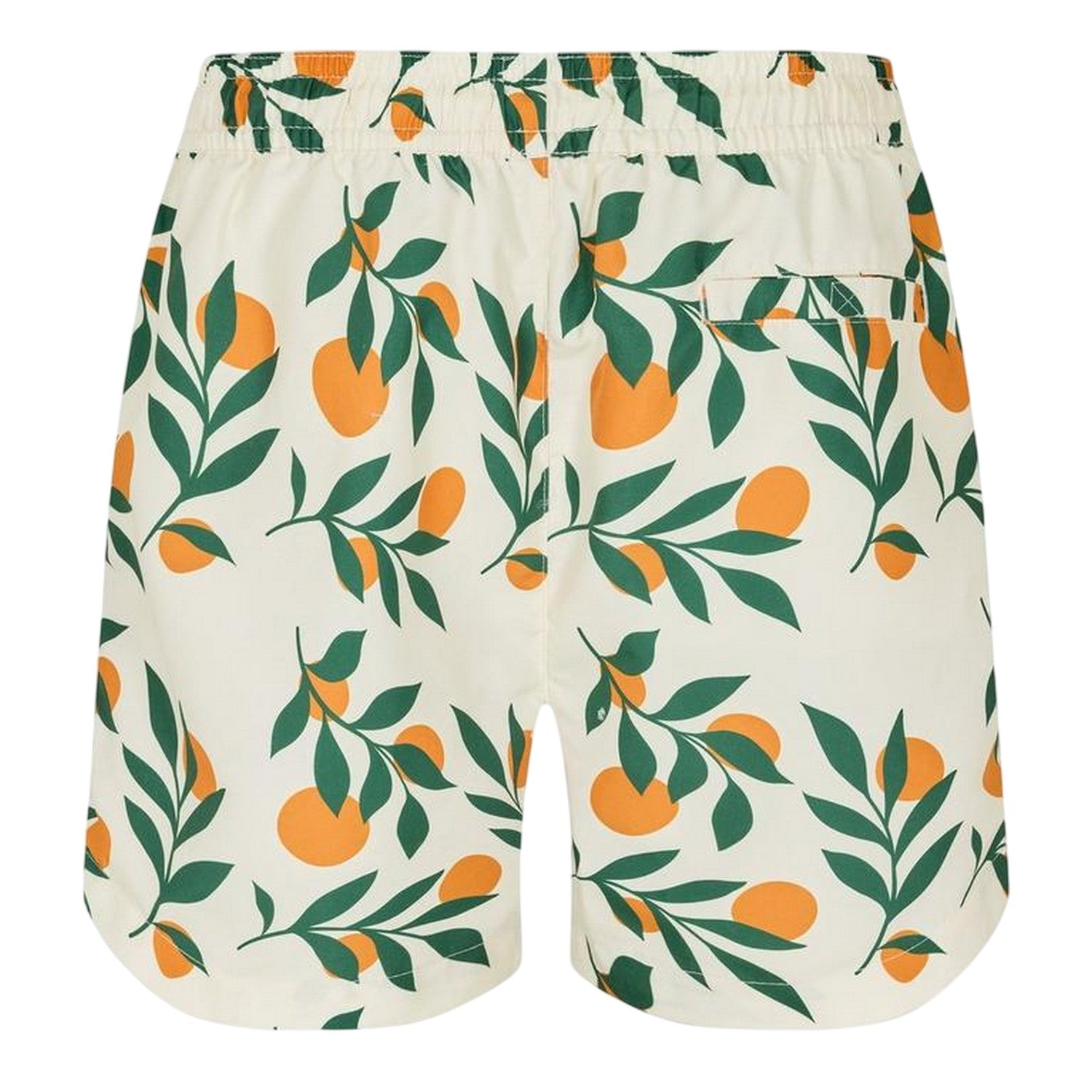 Cream - Back - Threadbare Mens Ripen Regular Swim Shorts