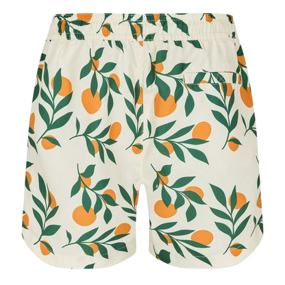 Cream - Back - Threadbare Mens Ripen Regular Swim Shorts