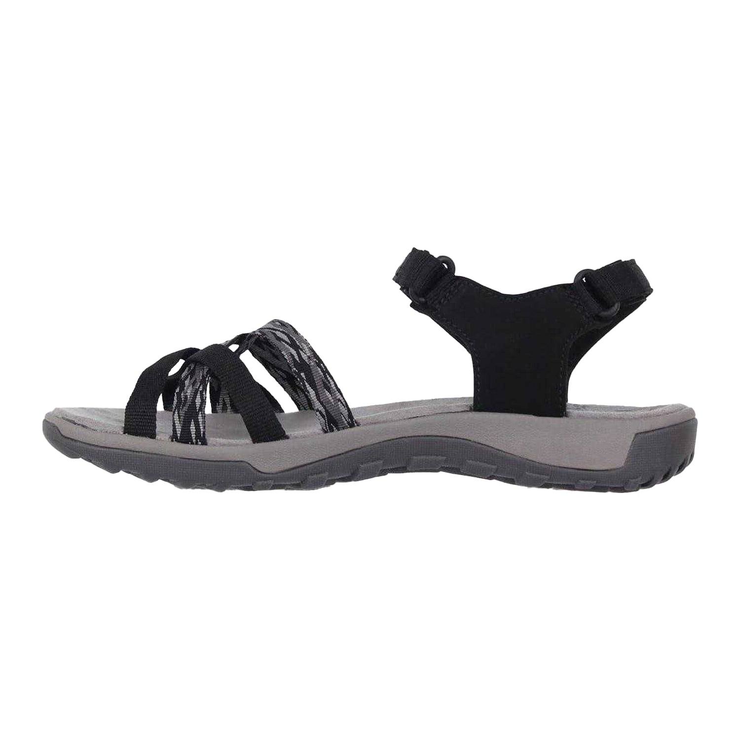 Black-Grey - Back - Karrimor Womens-Ladies Salina Flat Sandals