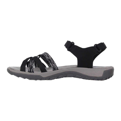 Black-Grey - Back - Karrimor Womens-Ladies Salina Flat Sandals