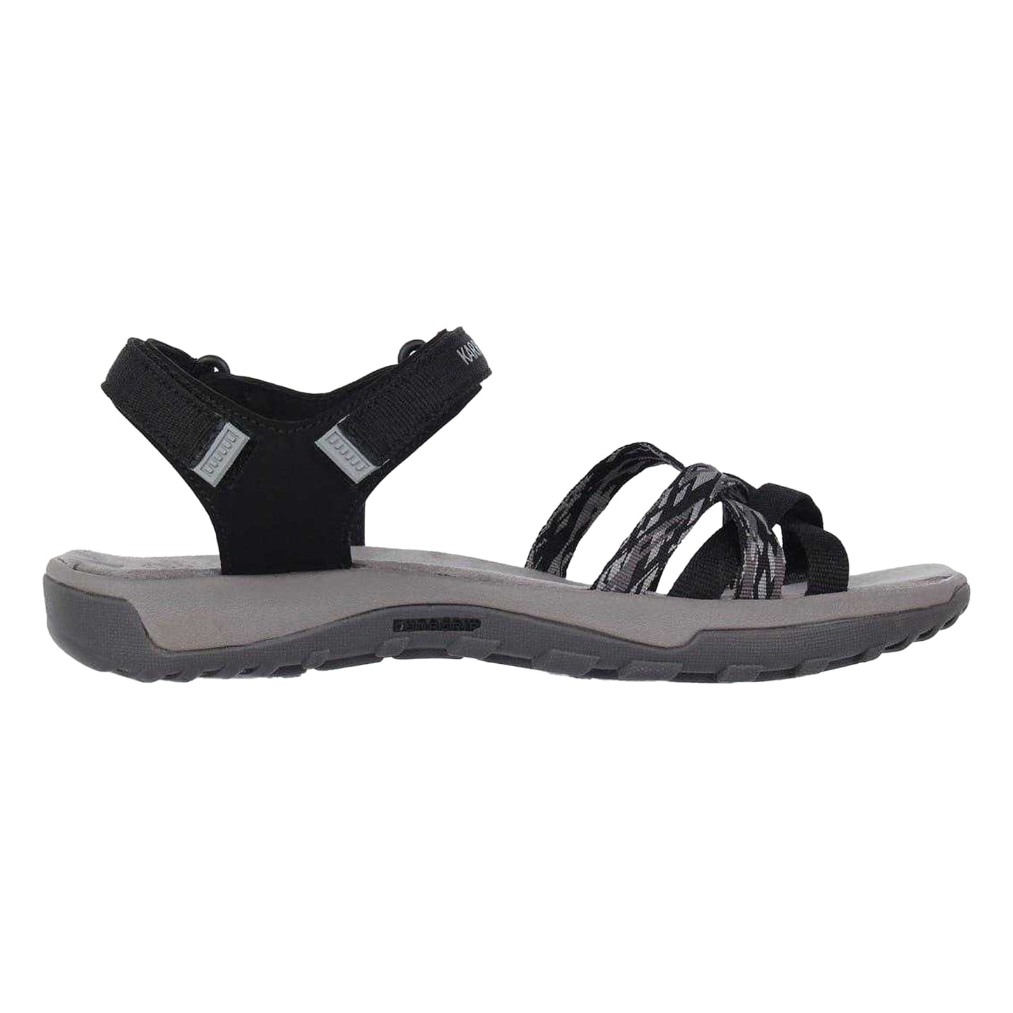 Black-Grey - Front - Karrimor Womens-Ladies Salina Flat Sandals