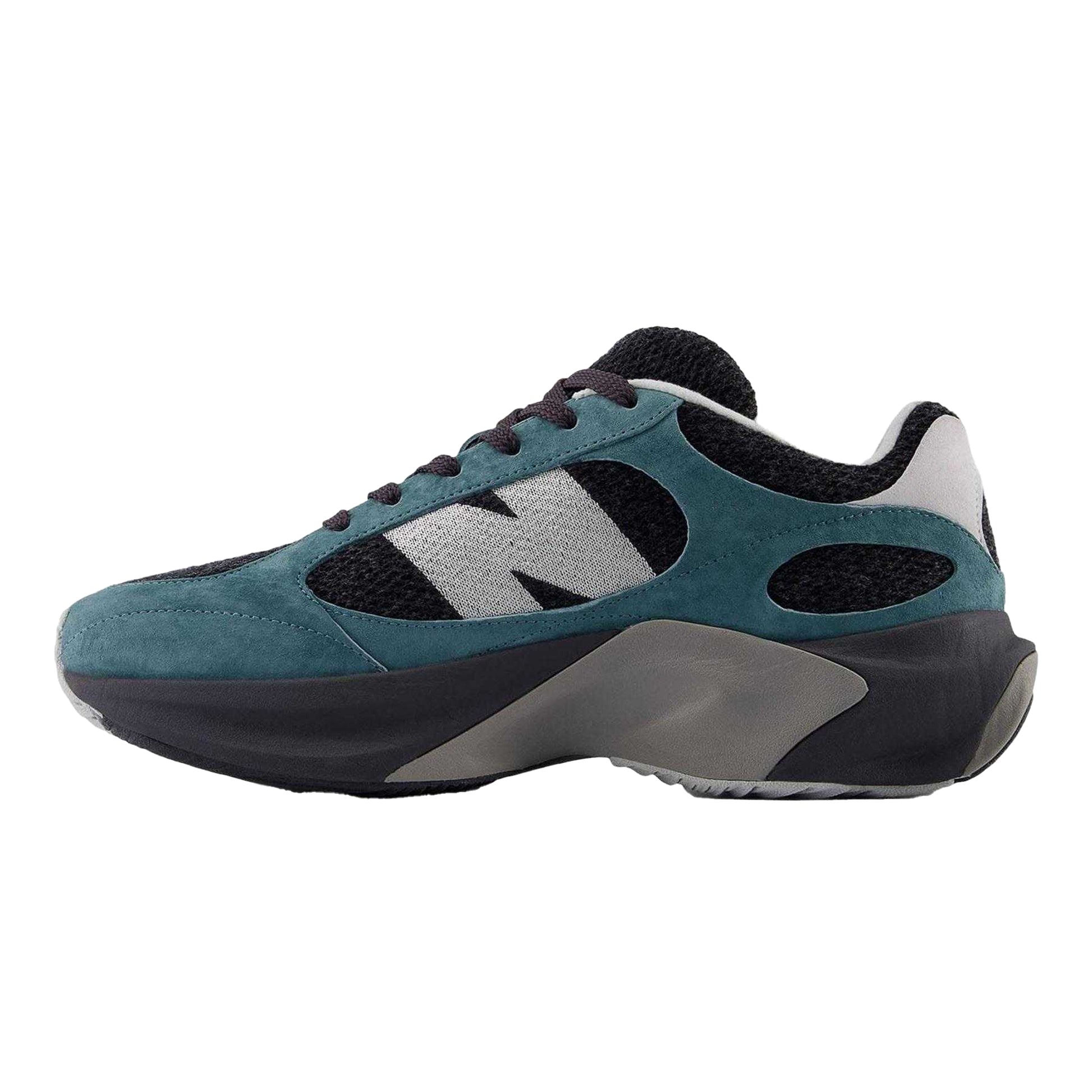 Green - Back - New Balance Mens WRPD Runner Leather Flat Trainers
