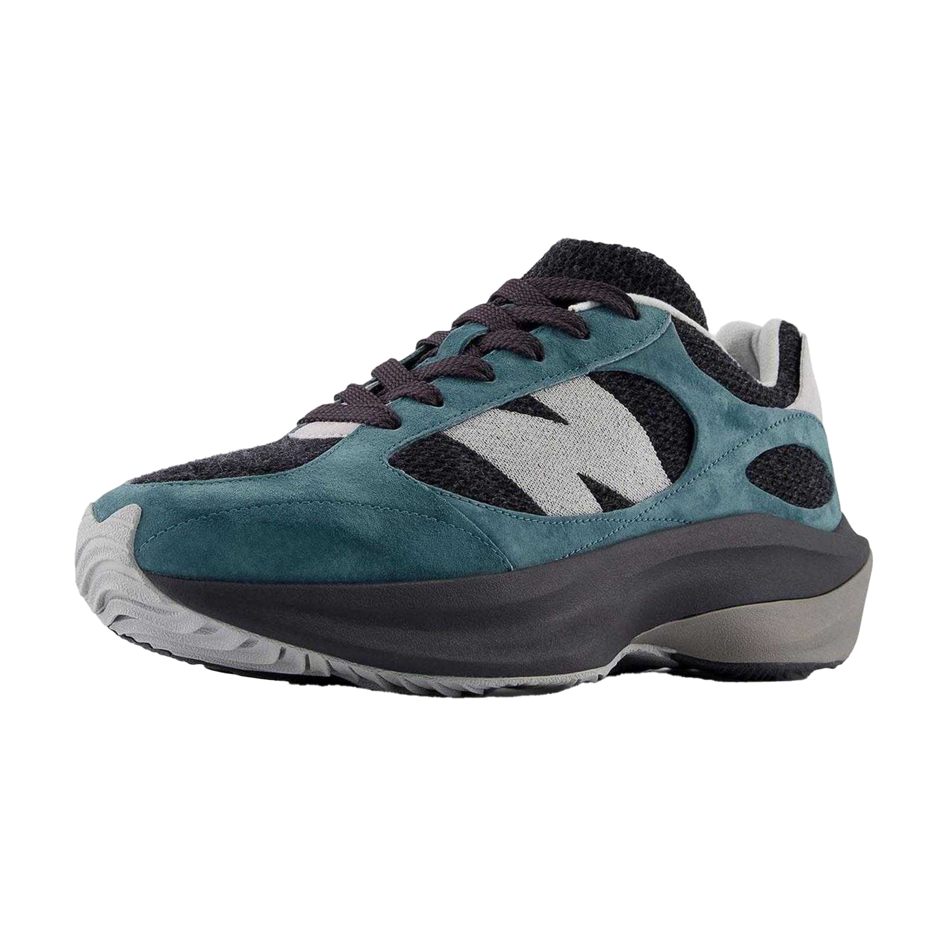 Green - Lifestyle - New Balance Mens WRPD Runner Leather Flat Trainers