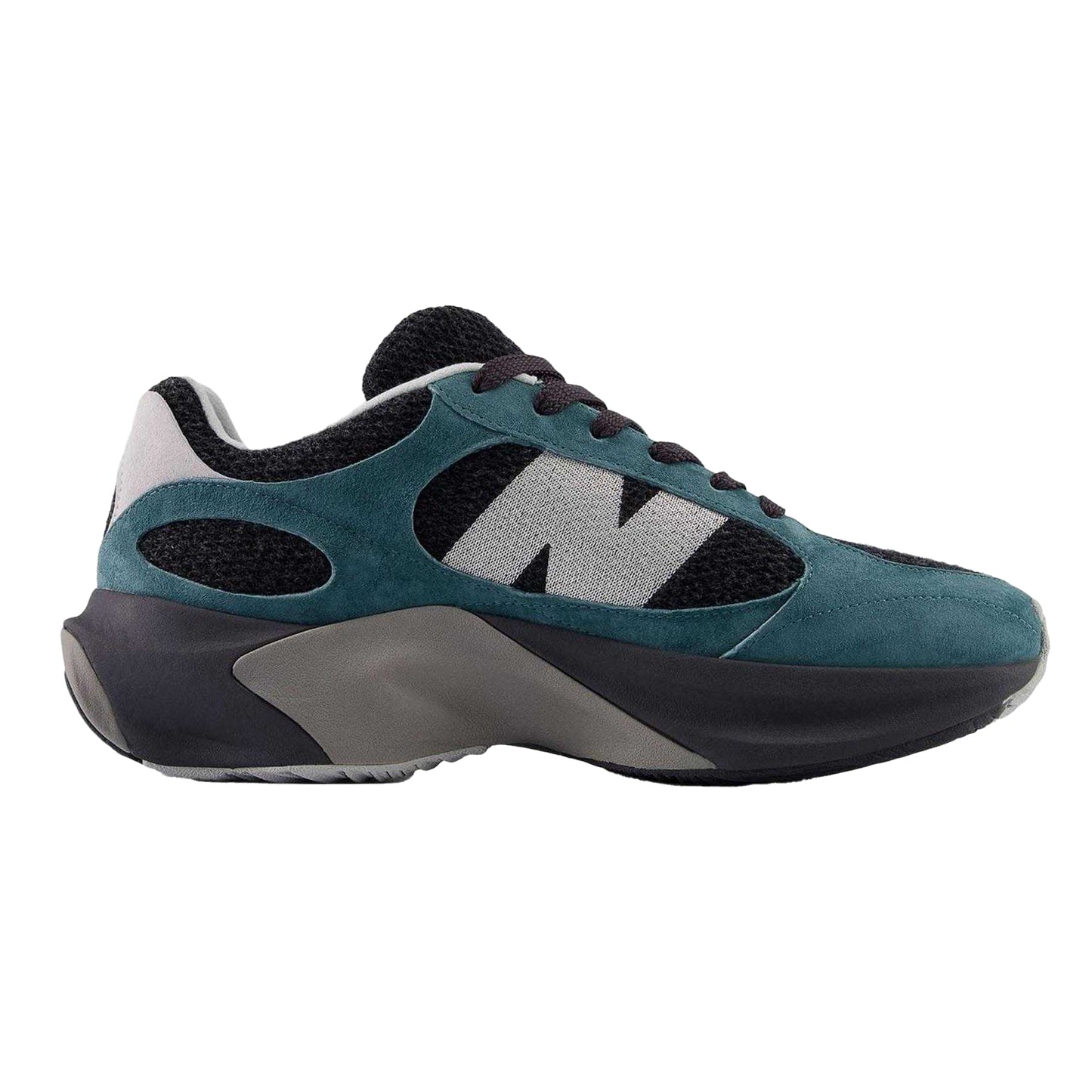 Green - Front - New Balance Mens WRPD Runner Leather Flat Trainers