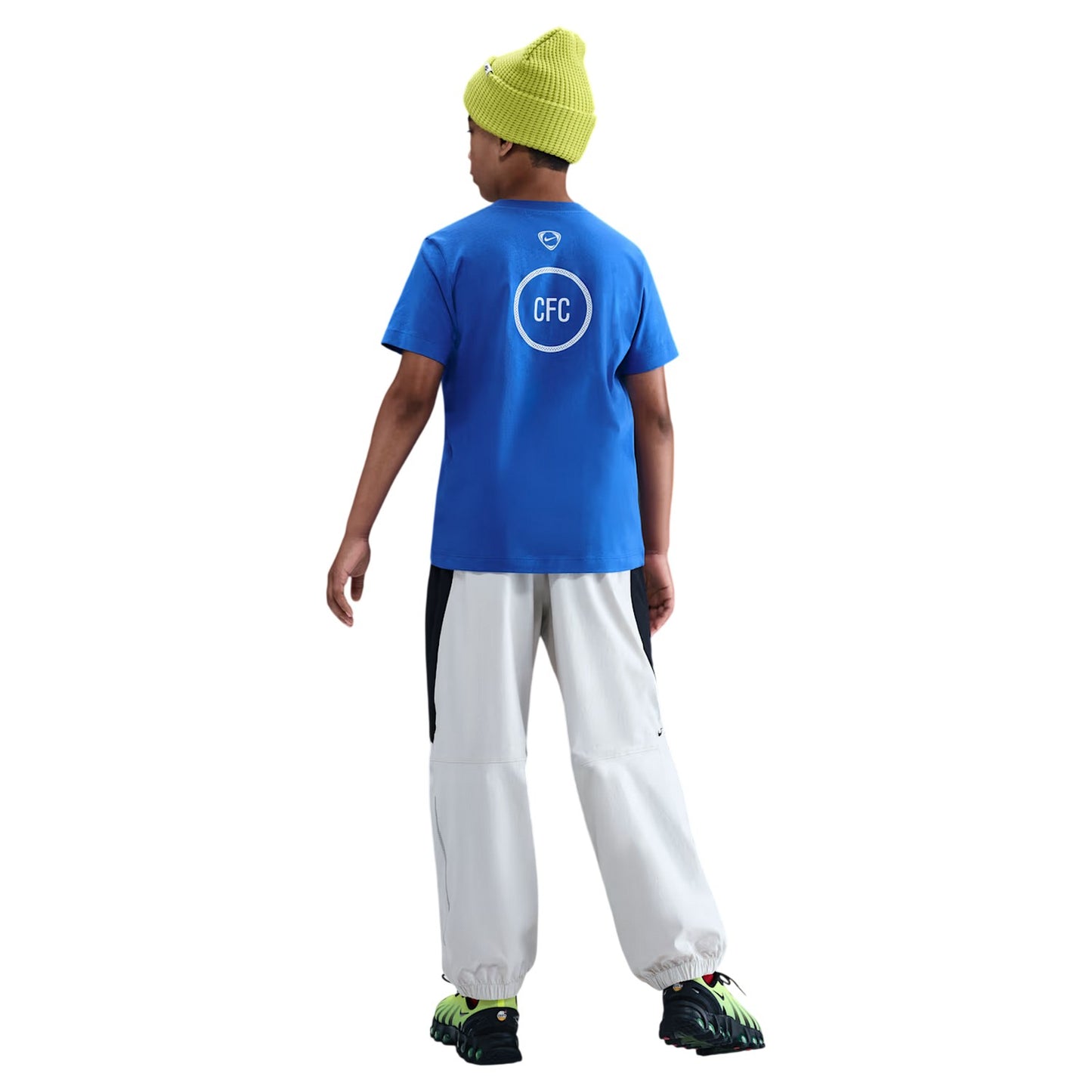 Blue - Back - Nike Childrens-Kids T90 Remix Chelsea FC T-Shirt
