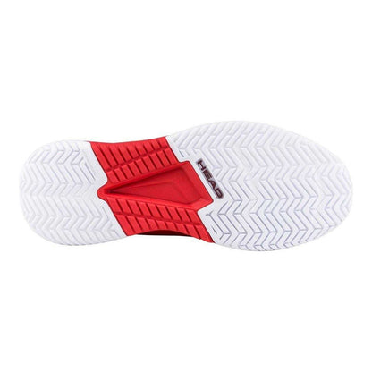Red-Dark Red - Lifestyle - Head Childrens-Kids Court 4.0 Padel Shoes
