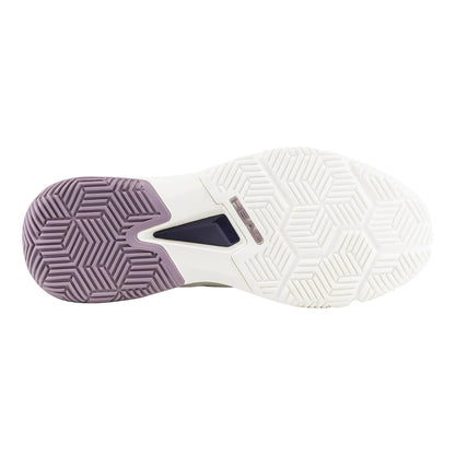 Chalk-White-Purple - Side - Head Womens-Ladies Motion Team 1.5 Padel Shoes