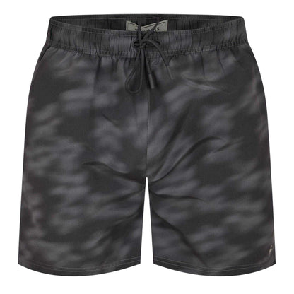 Black - Front - Jack Wills Mens Blurred Floral Regular Swim Shorts