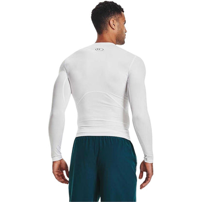 White - Back - Under Armour Mens HeatGear Base Layer Top