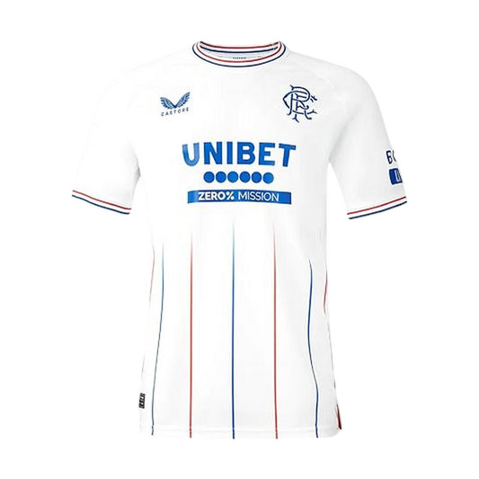 Brilliant White - Front - Castore Womens-Ladies Rangers FC Short-Sleeved Football Shirt