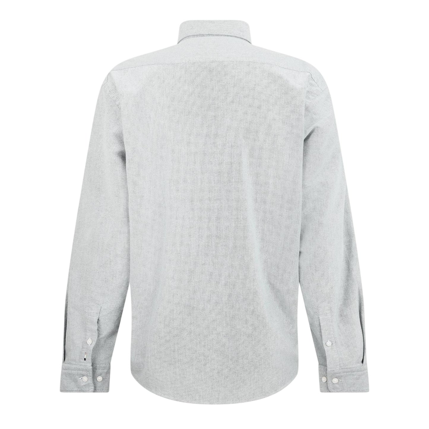 Dark Blue - Back - Boss Mens Liam Patterned Collared Long-Sleeved Button-Down Shirt