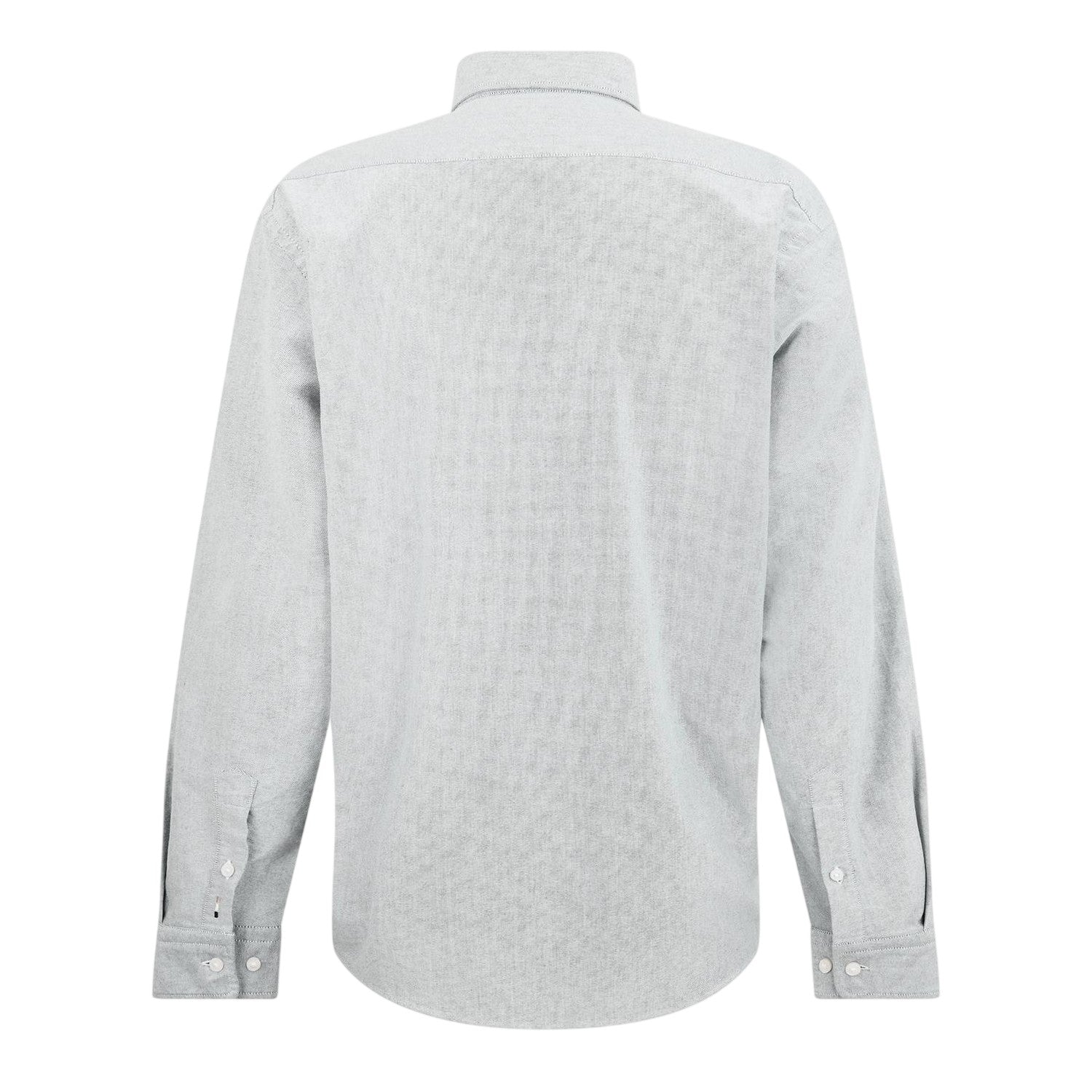 Dark Blue - Back - Boss Mens Liam Patterned Collared Long-Sleeved Button-Down Shirt