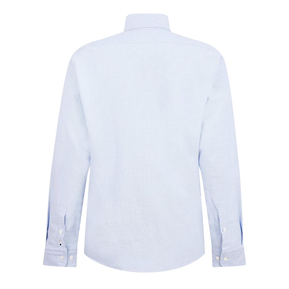 Pastel Blue - Back - Boss Mens Liam Patterned Collared Long-Sleeved Button-Down Shirt