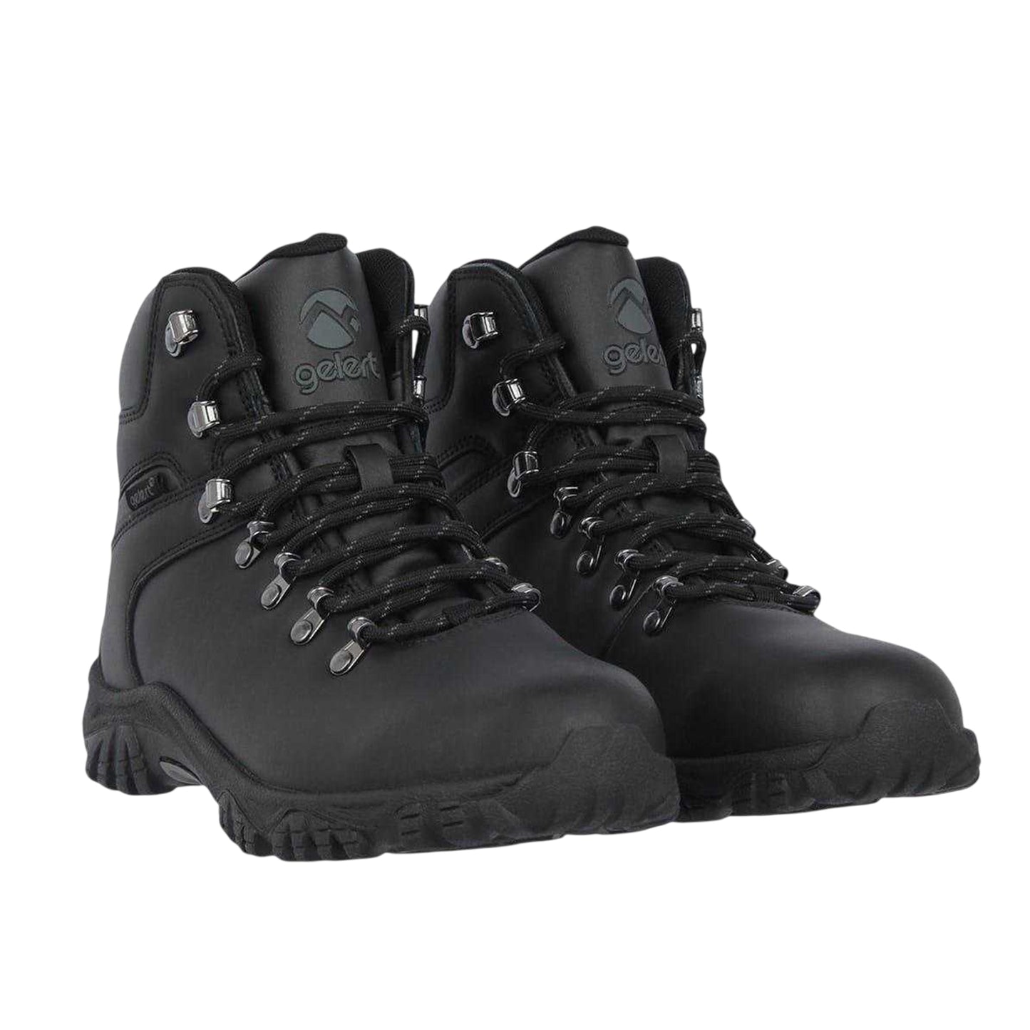 Black - Lifestyle - Gelert Childrens-Kids Leather Walking Boots