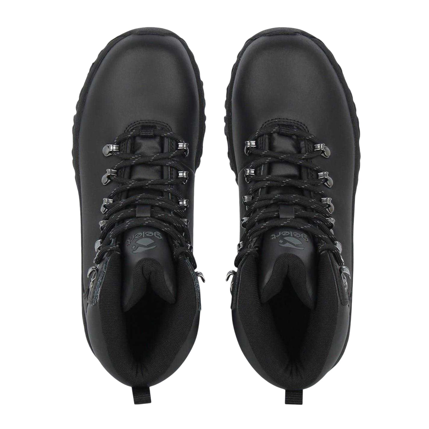 Black - Pack Shot - Gelert Childrens-Kids Leather Walking Boots