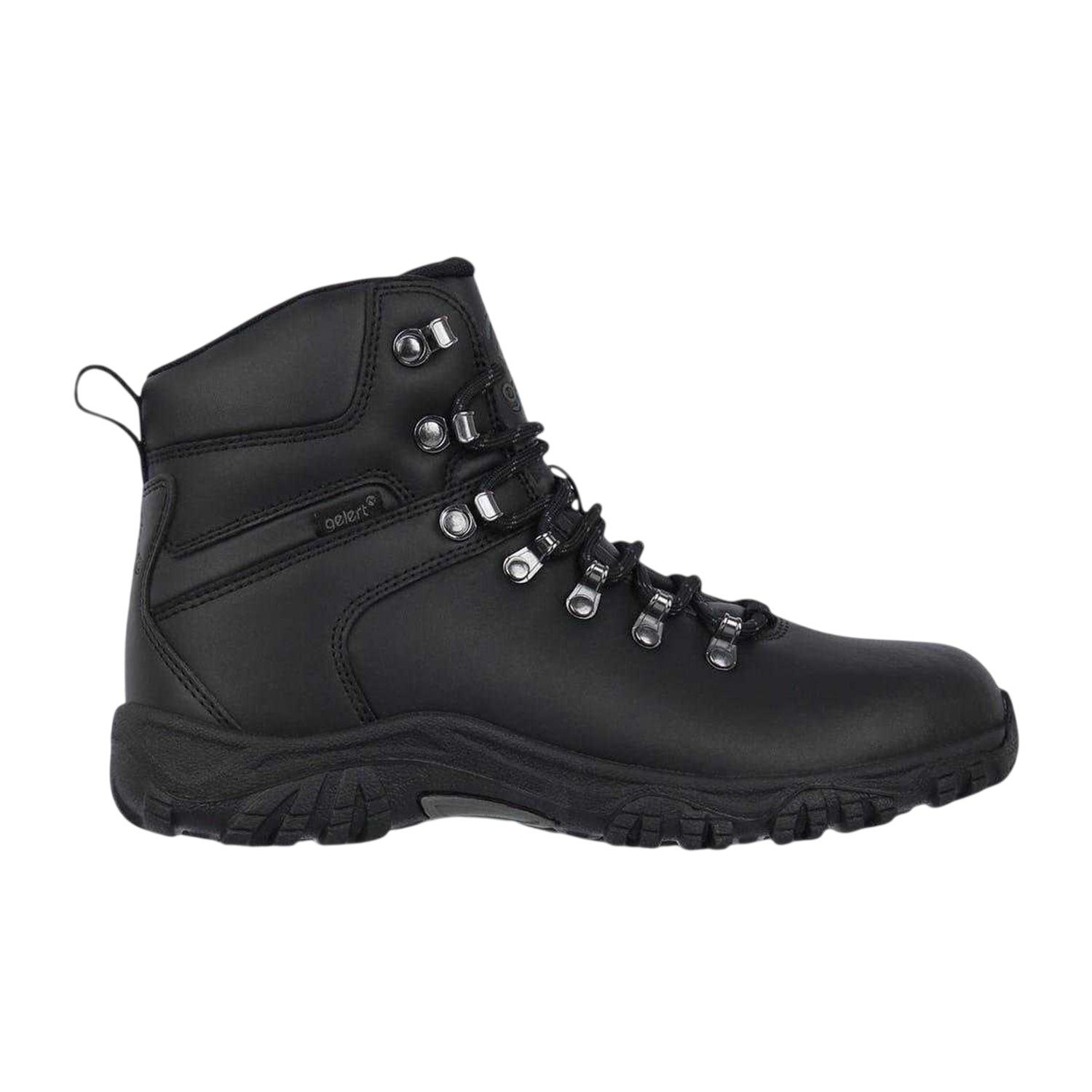 Black - Front - Gelert Childrens-Kids Leather Walking Boots