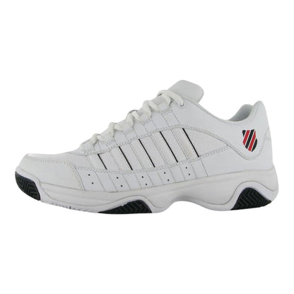 White - Back - K-Swiss Mens Court Blast Tennis Shoes