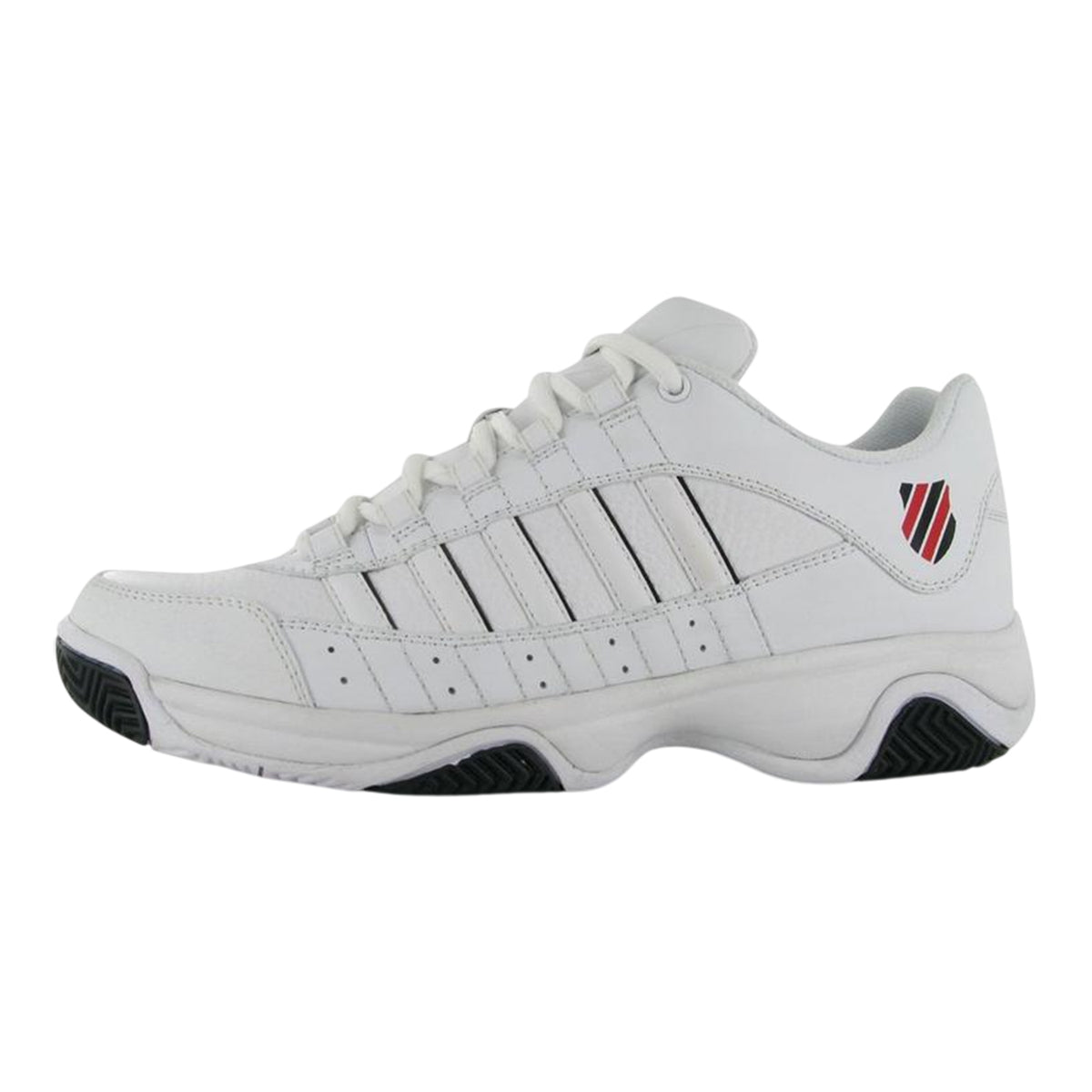 White - Back - K-Swiss Mens Court Blast Tennis Shoes