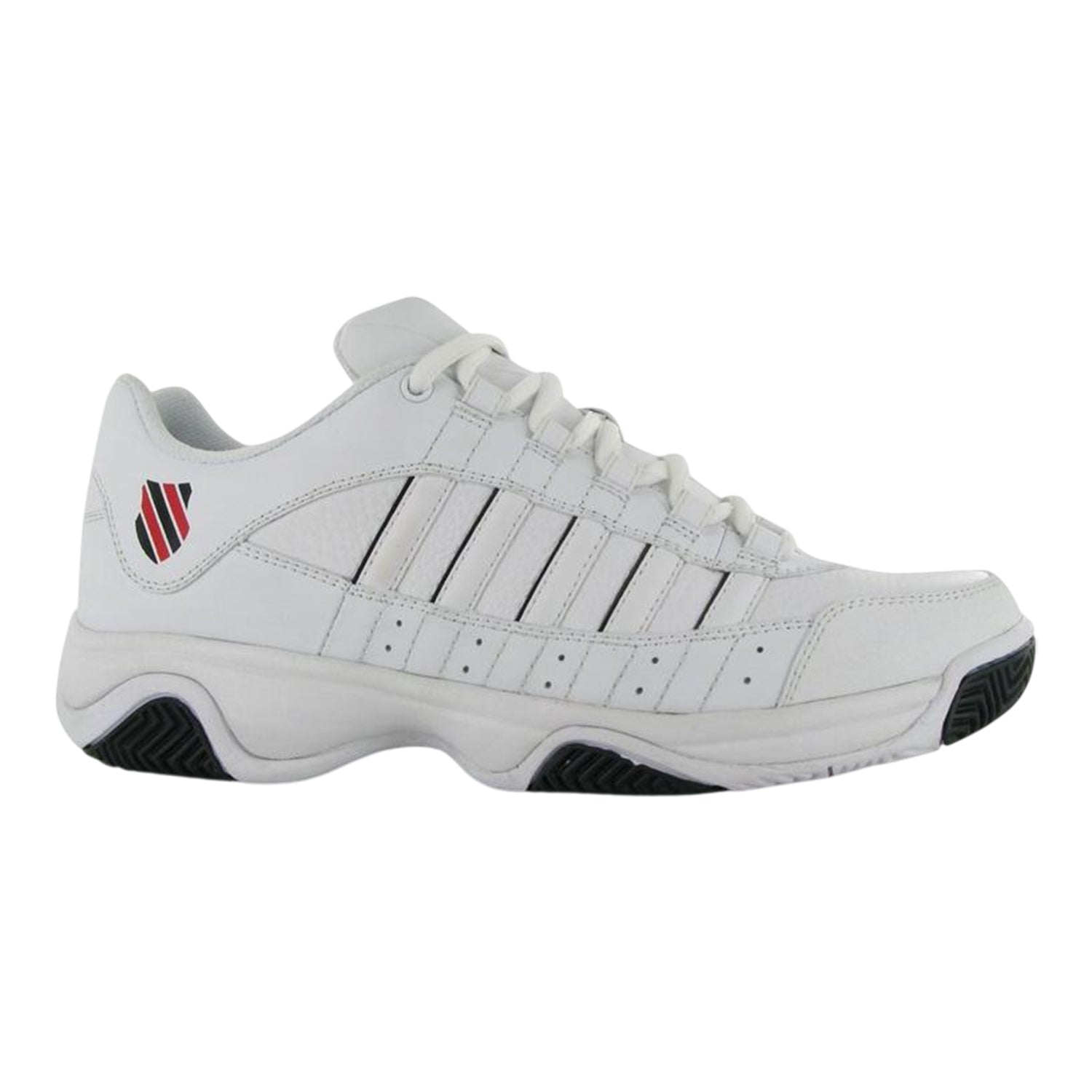 White - Front - K-Swiss Mens Court Blast Tennis Shoes