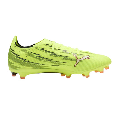 Yellow-Black - Front - Puma Mens Ultra 5 Match Firm Ground Football Boots