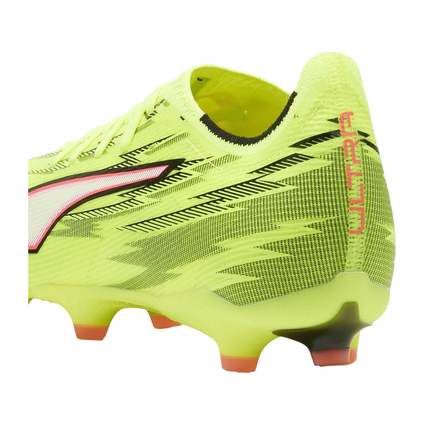 Yellow-Black - Back - Puma Mens Ultra 5 Match Firm Ground Football Boots