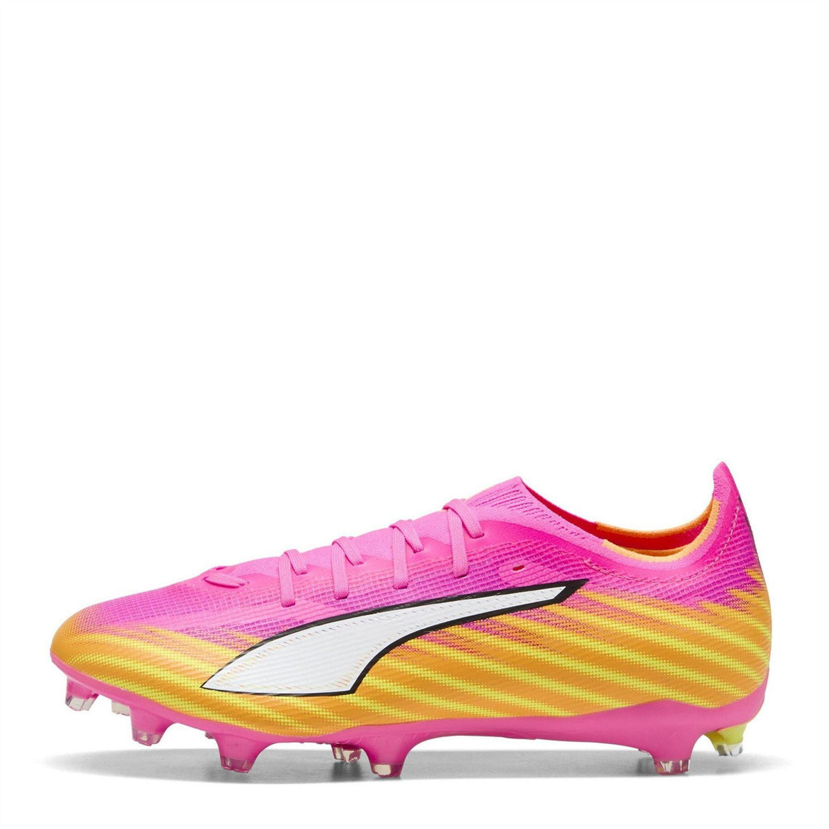 Pink - Back - Puma Mens Ultra 5 Match Firm Ground Football Boots