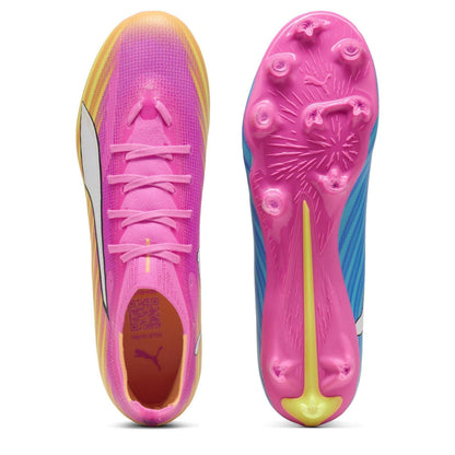 Pink - Side - Puma Mens Ultra 5 Match Firm Ground Football Boots