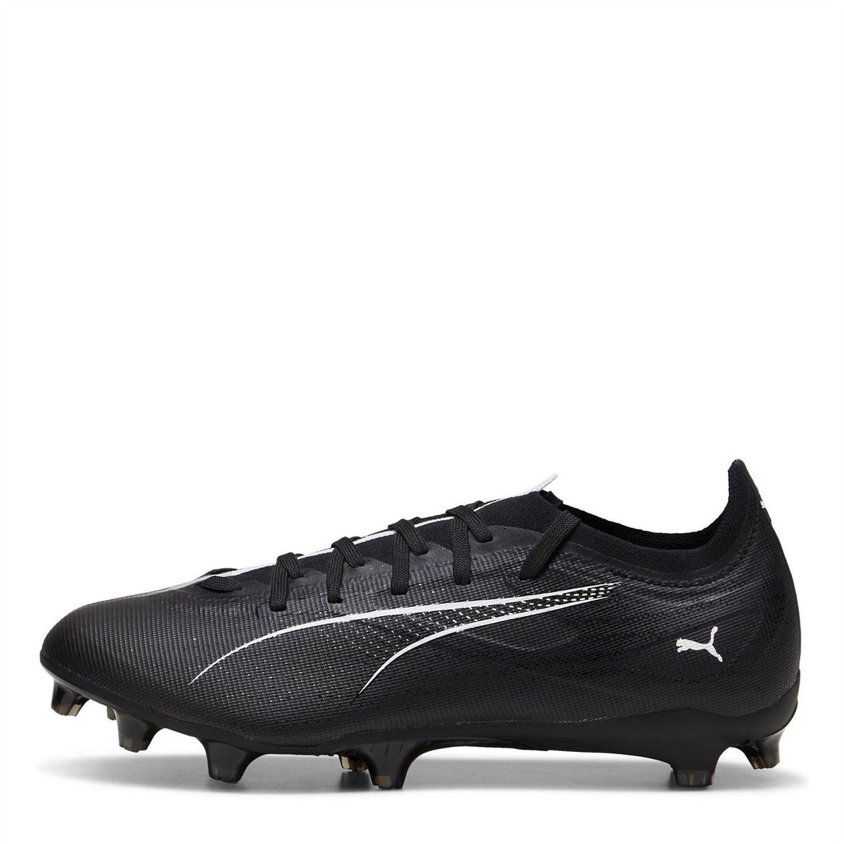 Black-White - Back - Puma Mens Ultra 5 Match Firm Ground Football Boots