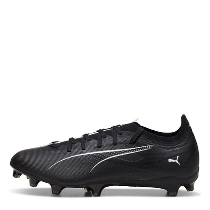 Black-White - Back - Puma Mens Ultra 5 Match Firm Ground Football Boots