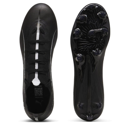 Black-White - Lifestyle - Puma Mens Ultra 5 Match Firm Ground Football Boots