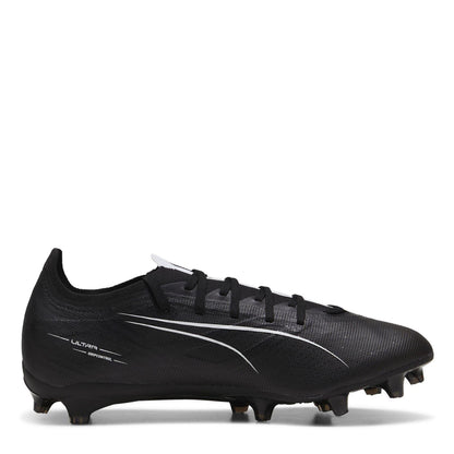 Black-White - Pack Shot - Puma Mens Ultra 5 Match Firm Ground Football Boots