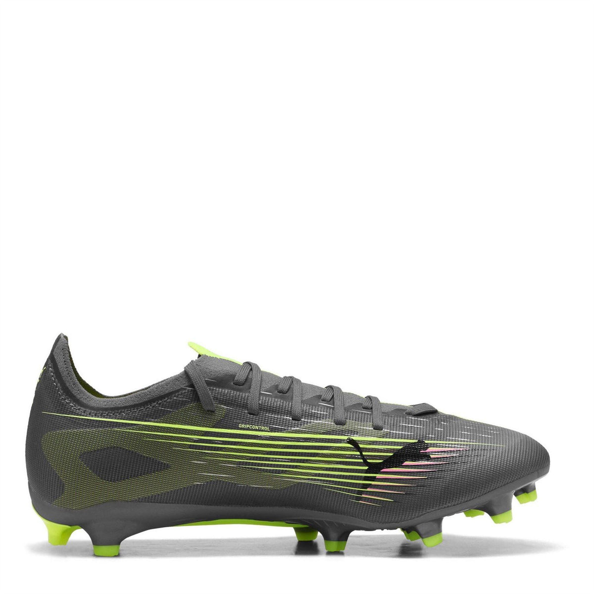 Silver-Yellow - Lifestyle - Puma Mens Ultra 5 Match Firm Ground Football Boots