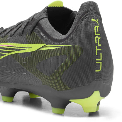 Silver-Yellow - Pack Shot - Puma Mens Ultra 5 Match Firm Ground Football Boots