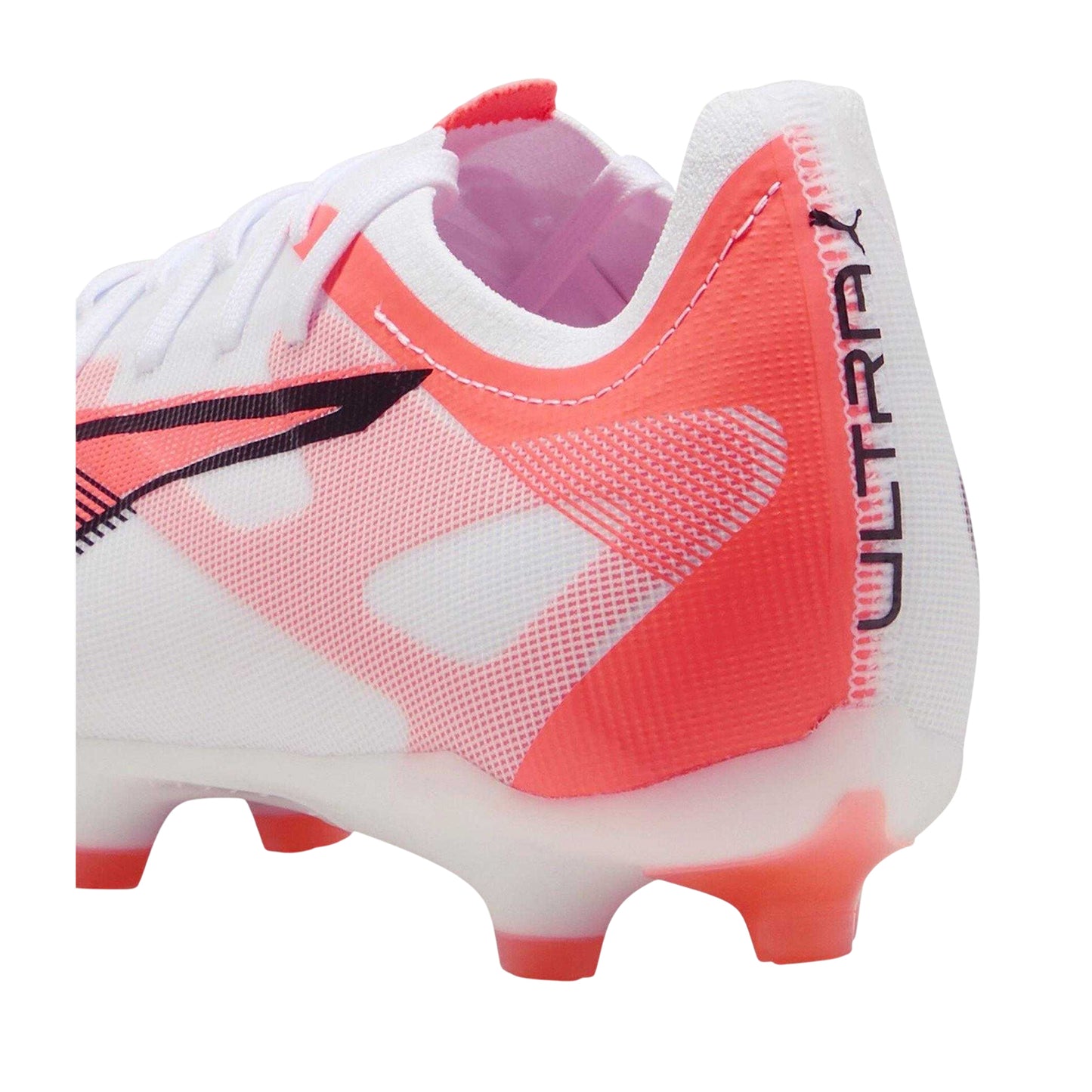 White-Red - Back - Puma Mens Ultra 5 Match Firm Ground Football Boots