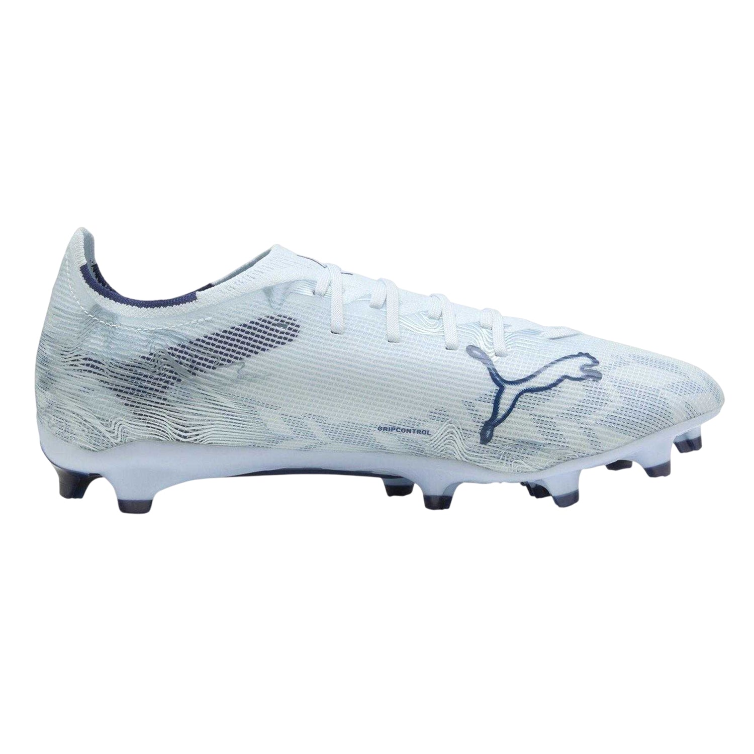 Ice Blue - Front - Puma Mens Ultra 5 Match Firm Ground Football Boots