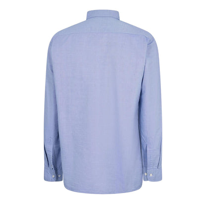 Blue - Back - Boss Mens Oxford Regular Button-Down Shirt