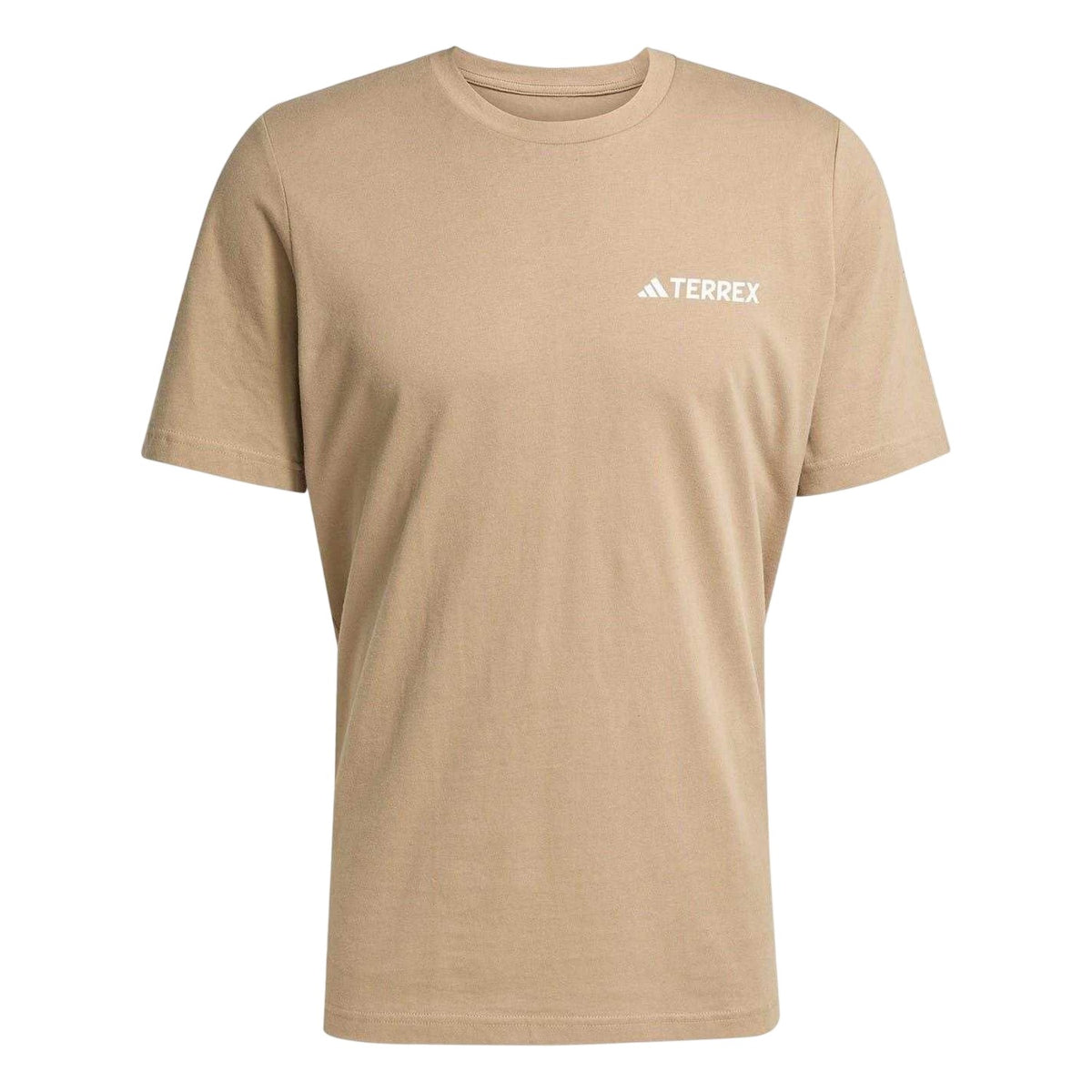 Brown - Front - Adidas Mens Terrex Graphic Print T-Shirt
