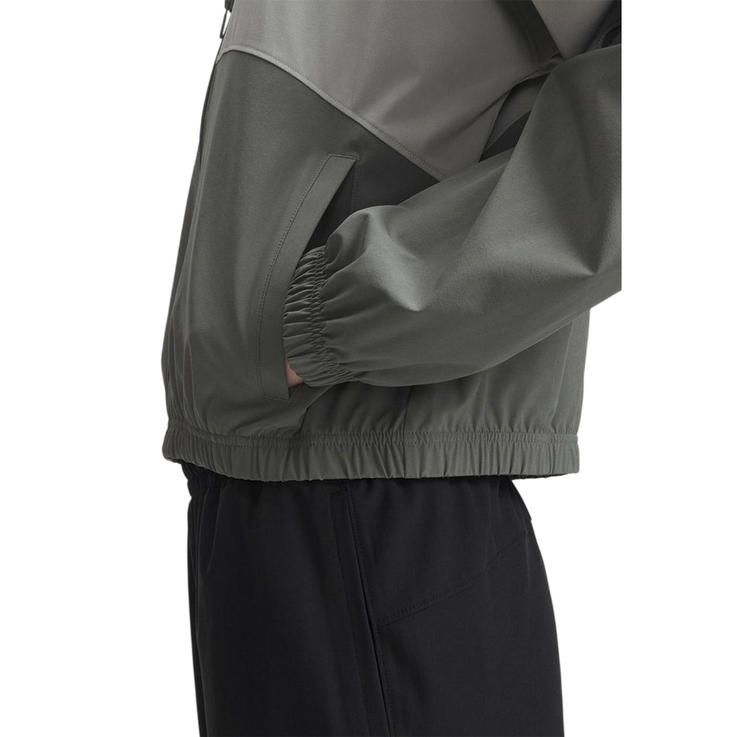Green-Titan-White - Side - Under Armour Womens-Ladies Rival Jacket