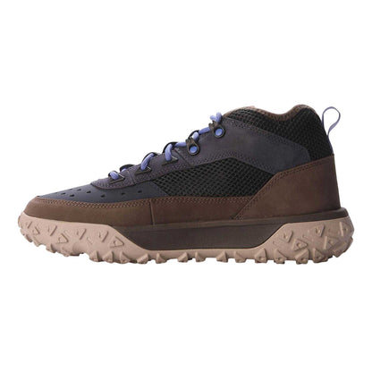 Blue - Back - Timberland Mens Motion 6 Leather GreenStride Hiking Boots